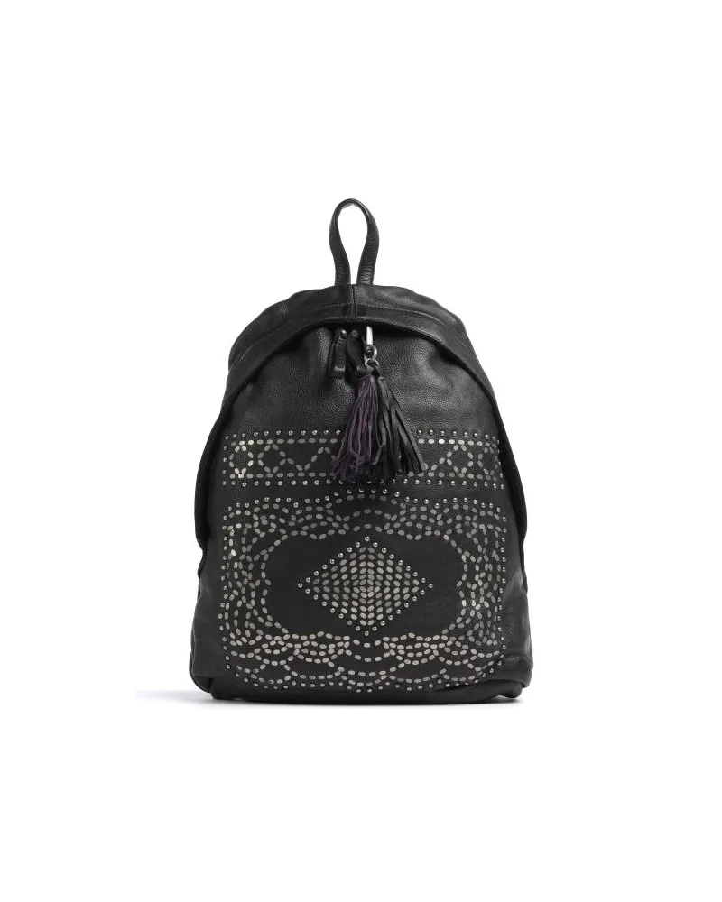 Taschendieb Wien Rossauerlände 2 Rucksack schwarz Schwarz