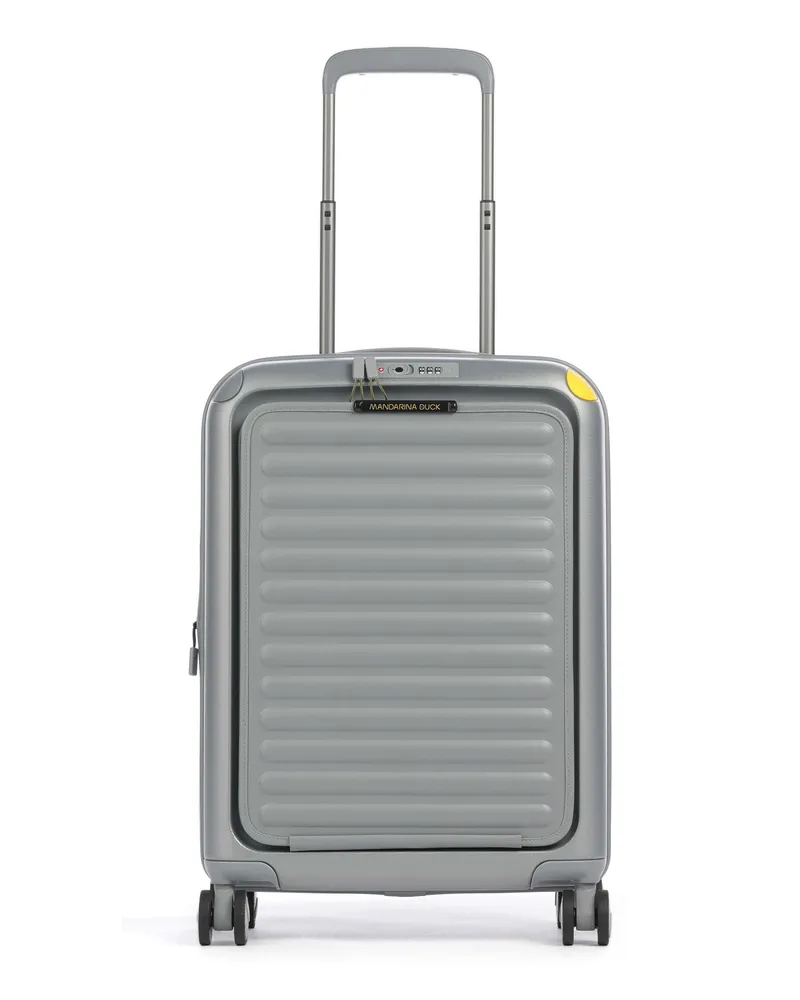 Mandarina Duck 4-Rollen Trolley Smart Duck in grau Grau
