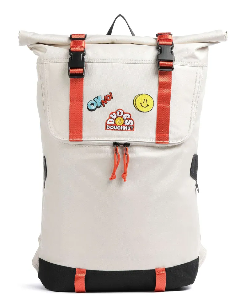 DOUGHNUT Rolltop Rucksack The Dudes Christopher Dark in beige Beige