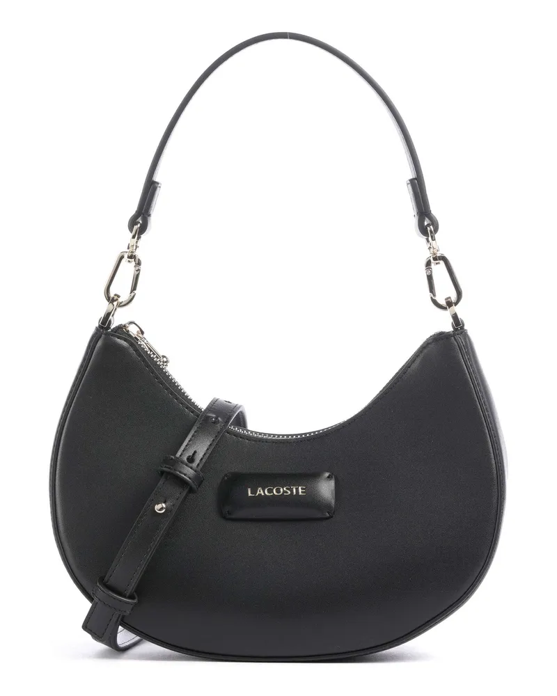 Lacoste Schultertasche Casual in schwarz Schwarz