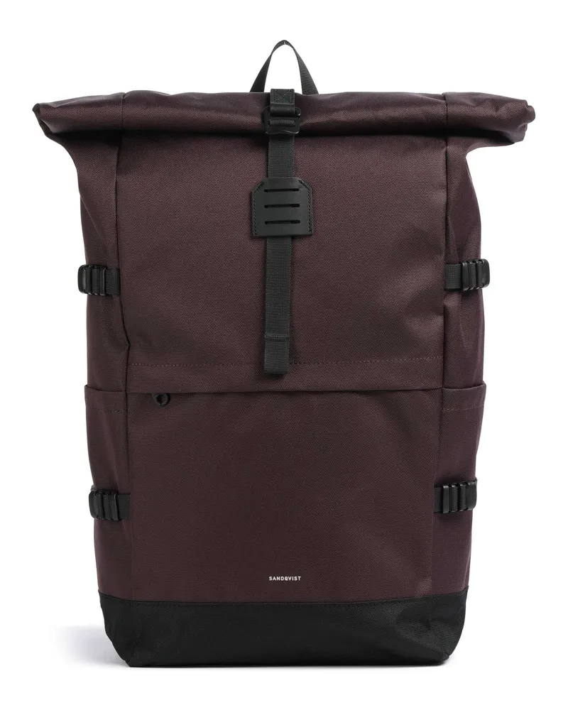 Sandqvist Rolltop Rucksack Icon L in rot Rot