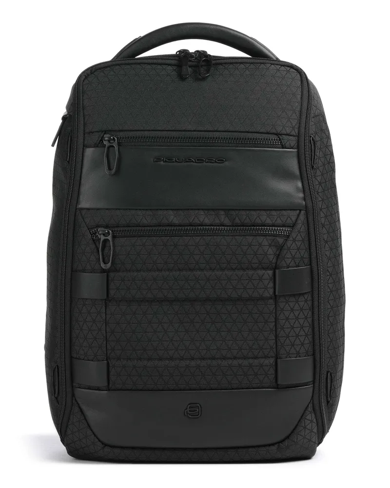 Piquadro Reiserucksack W139 in schwarz Schwarz