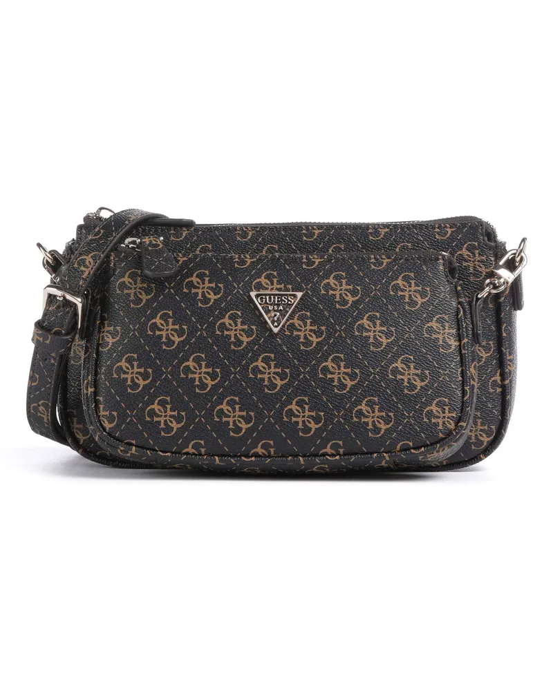 Guess Schultertasche Noelle Q Logo in braun Braun