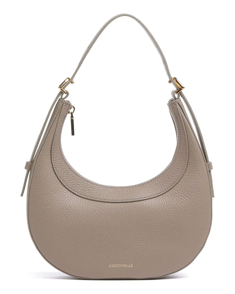Coccinelle Schultertasche Whisper in grau Grau