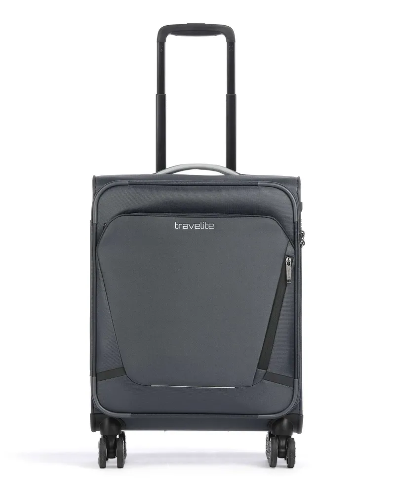 Travelite 4-Rollen Trolley Cabin Multi Light 4 in schwarz Schwarz