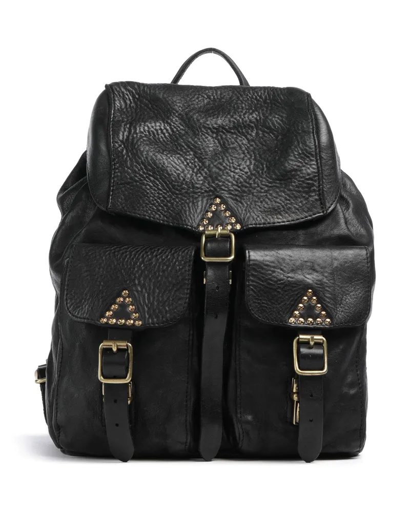 Campomaggi Rucksack in schwarz Schwarz