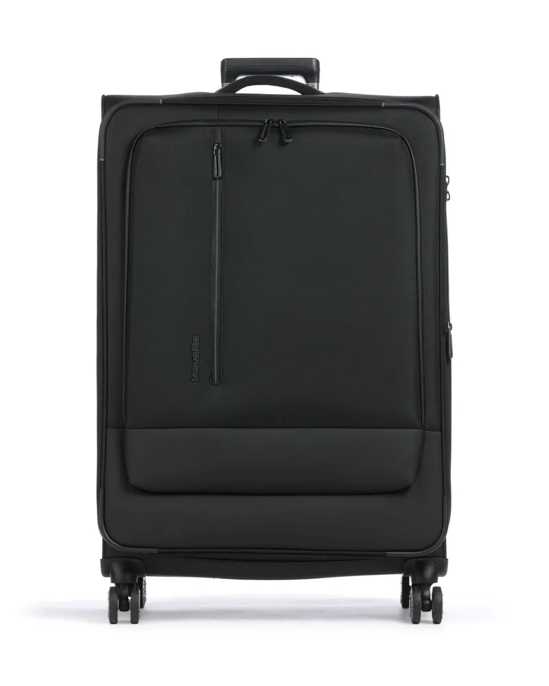 Travelite 4-Rollen Trolley Crosslite in schwarz Schwarz