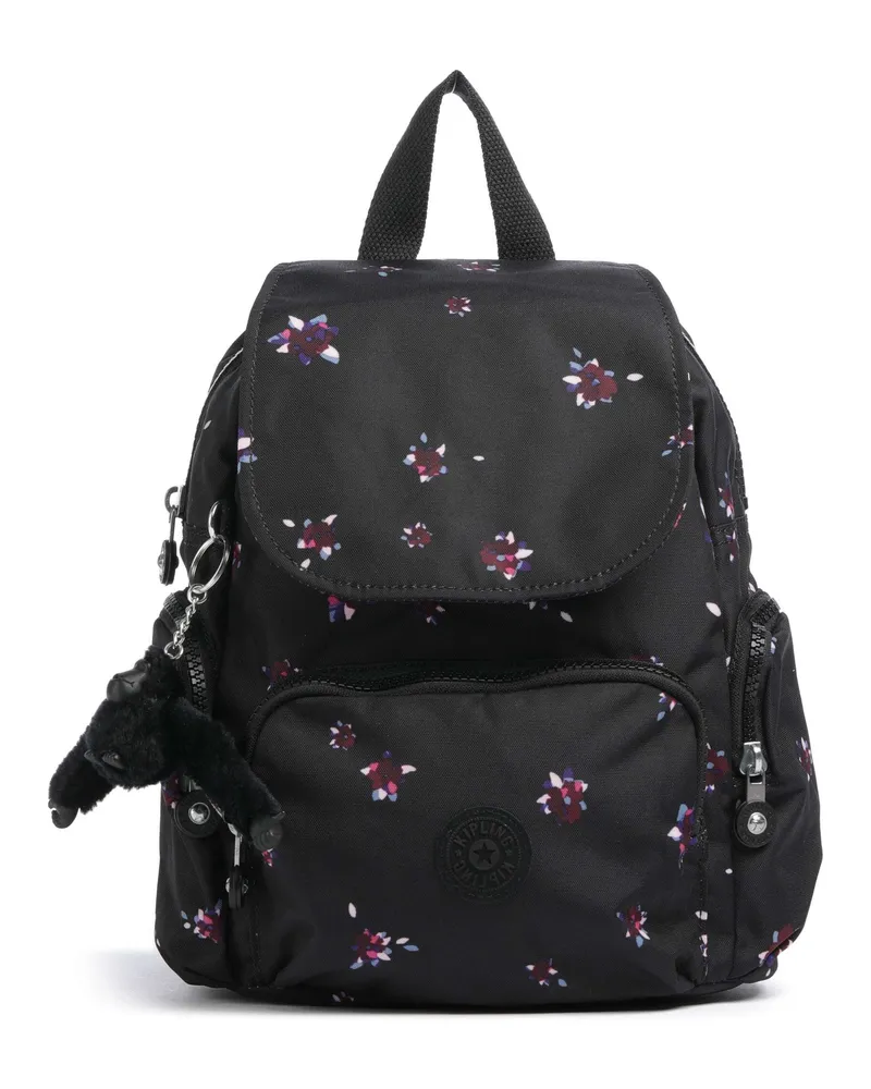 Kipling Rucksack Basic City Zip Mini in schwarz Schwarz