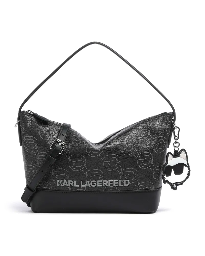 Karl Lagerfeld Beuteltasche K/Ikonik Mono in schwarz Schwarz