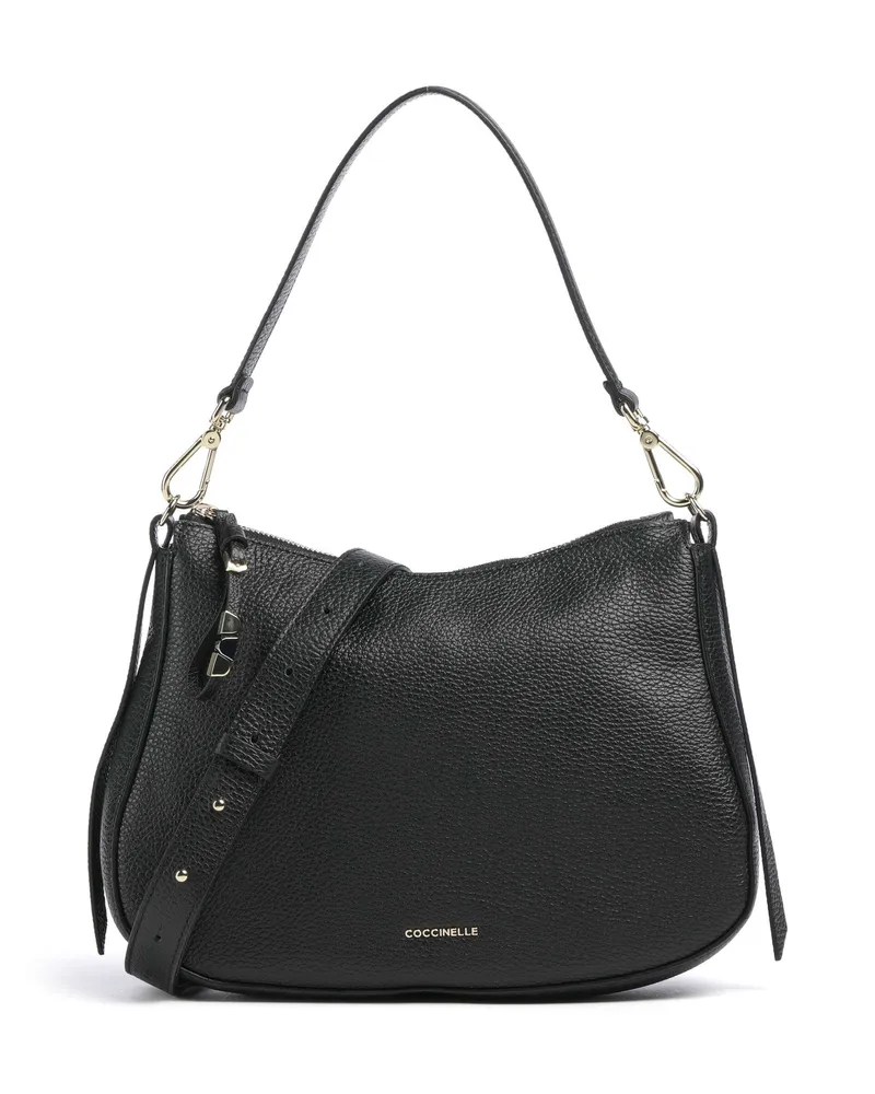 Coccinelle Schultertasche Nory in schwarz Schwarz