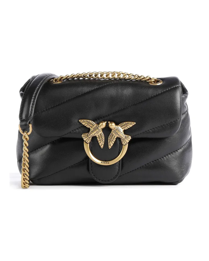 Pinko Schultertasche Love Puff Baby in schwarz Schwarz