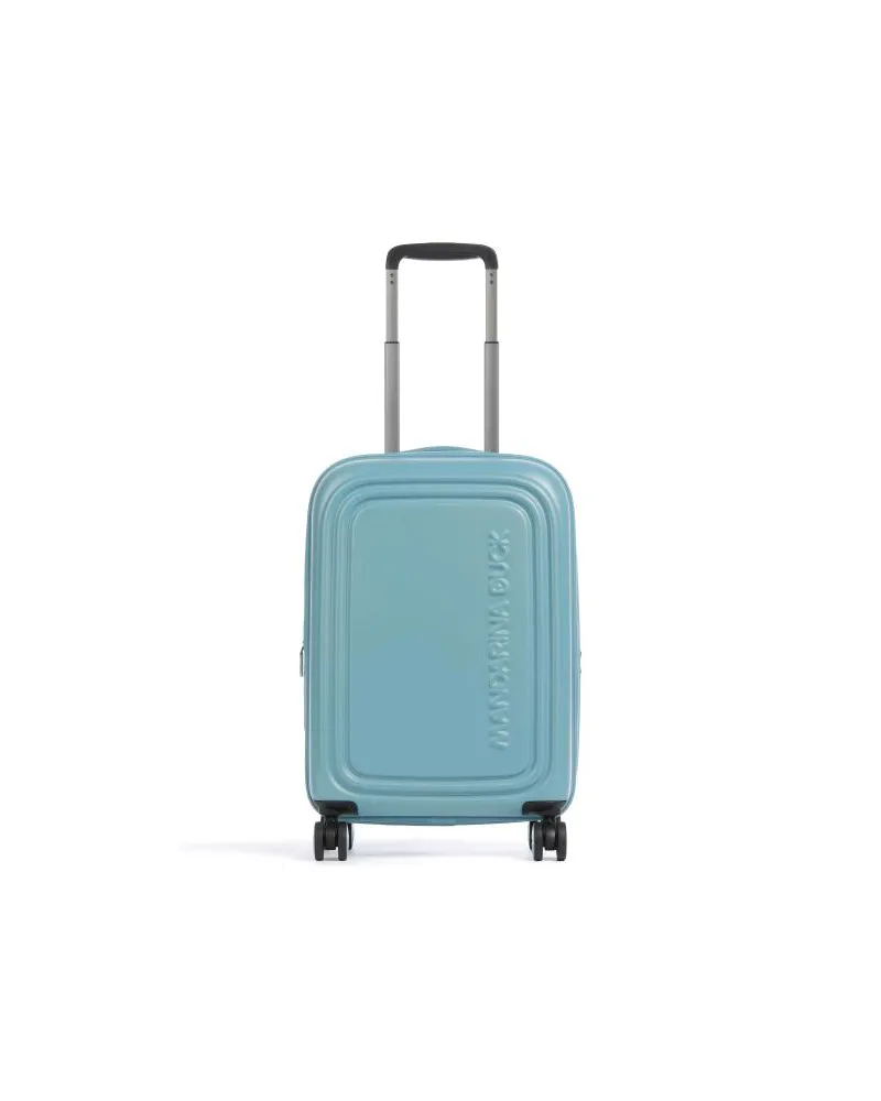 Mandarina Duck Logoduck+ 4-Rollen Trolley blaugrau Blau