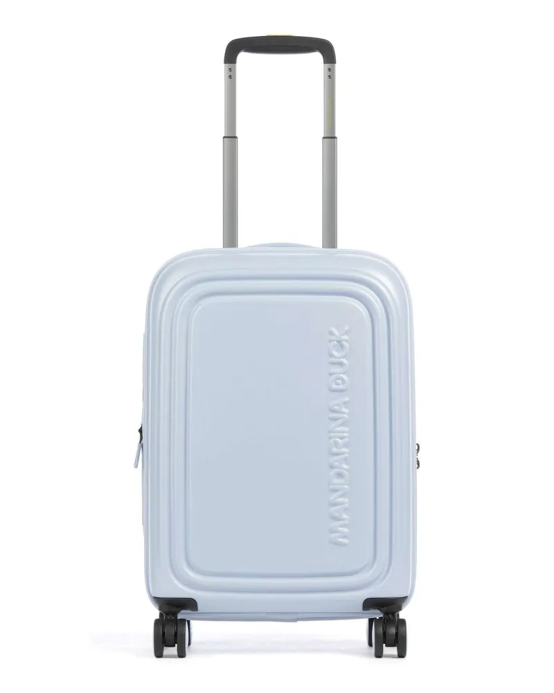 Mandarina Duck 4-Rollen Trolley Logoduck+ in blau Blau