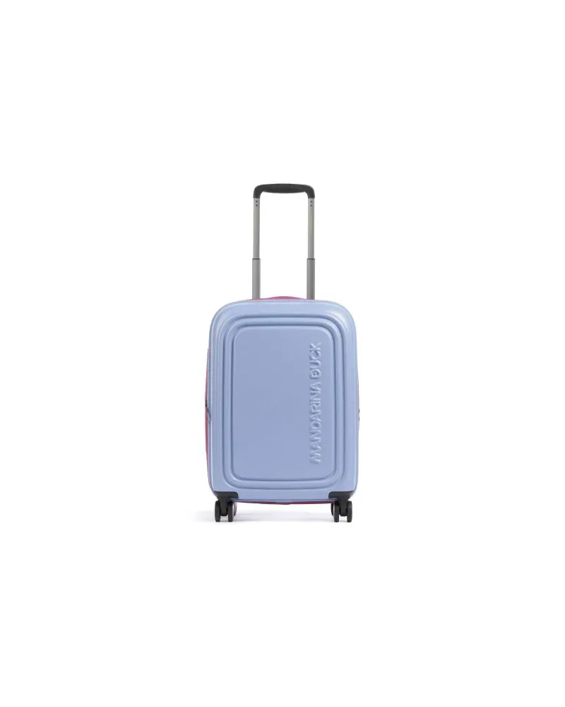 Mandarina Duck Logoduck+ 4-Rollen Trolley blaugrau Blau