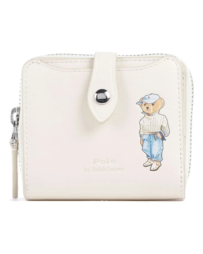 Ralph Lauren Geldbörse Bear Eran Cable in elfenbein Beige