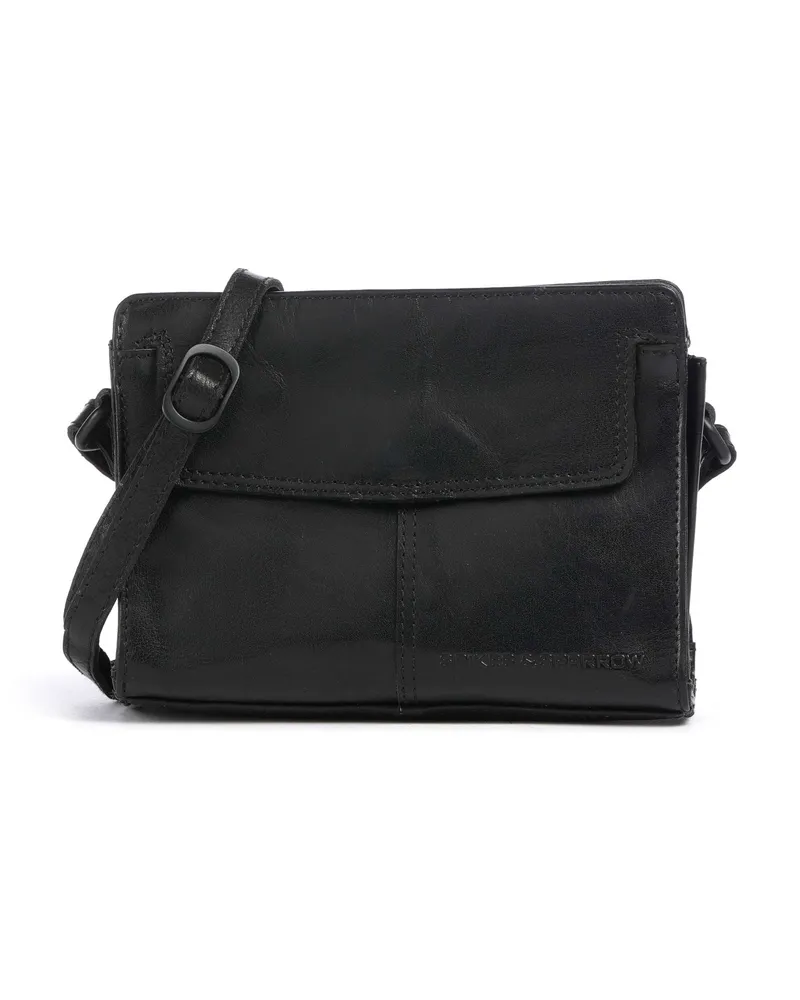 Spikes & Sparrow Umhängetasche Bronco Leyla in schwarz Schwarz