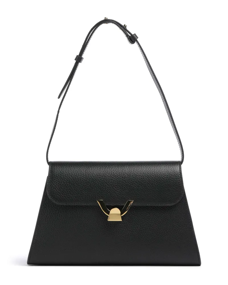 Coccinelle Schultertasche Dew in schwarz Schwarz