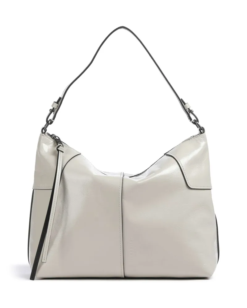 Liebeskind Beuteltasche Mila Lack Distressed M in elfenbein Beige