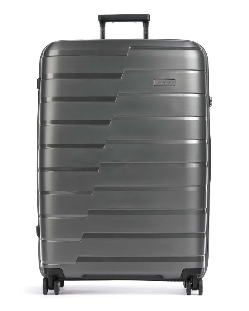 Travelite 4-Rollen Trolley Air Base in schwarz Schwarz