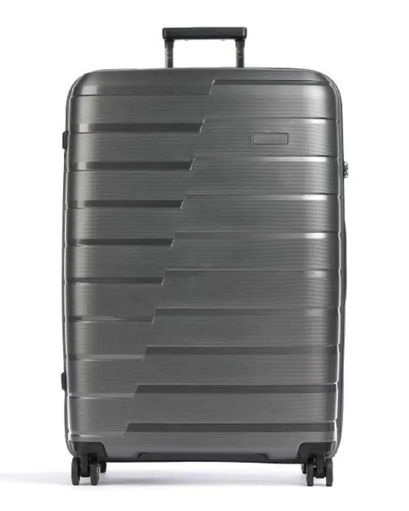 Travelite Air Base 4-Rollen Trolley anthrazit Schwarz