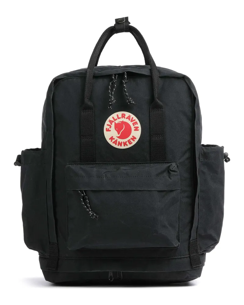 Fjäll Räven Rucksack Kånken Outlong in schwarz Schwarz