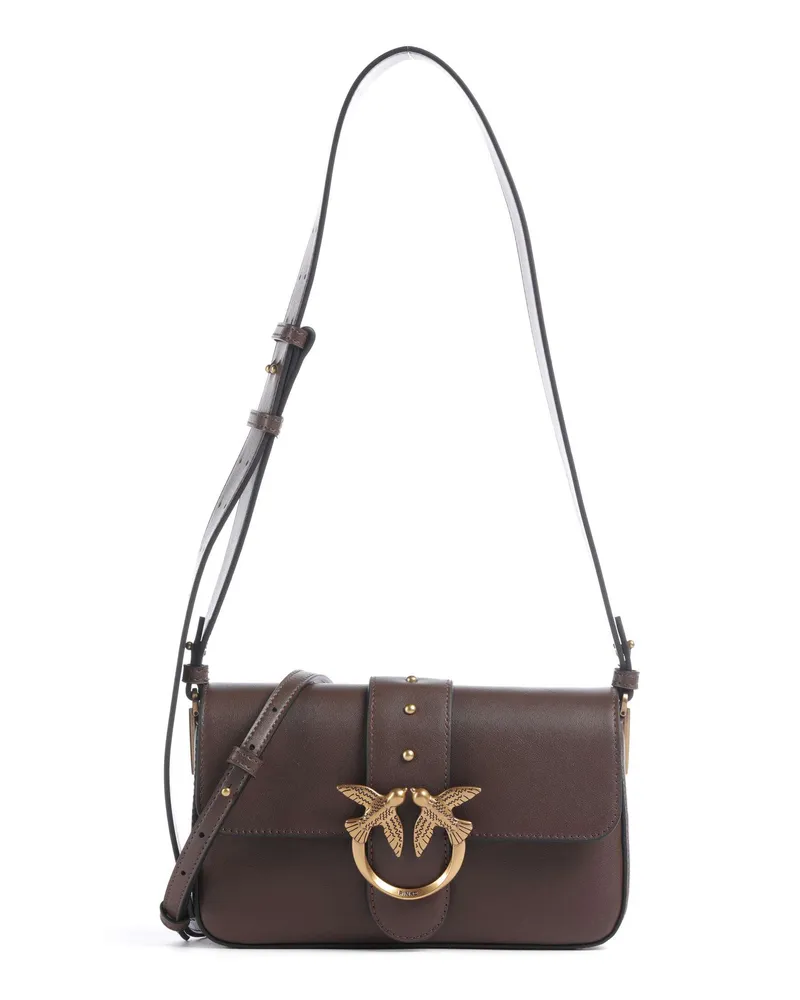Pinko Schultertasche Love One Mini Slouchy in braun Braun