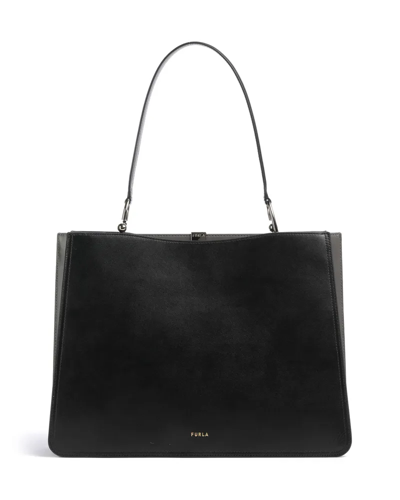 Furla Shopper Agata L in schwarz Schwarz
