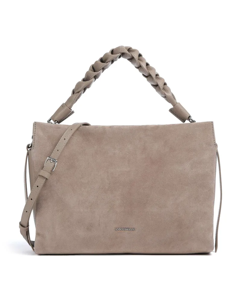 Coccinelle Beuteltasche Boheme Suede in grau Grau