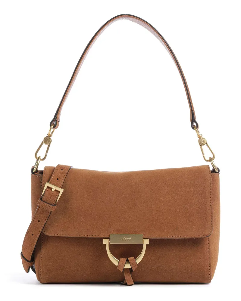 Abro Schultertasche Suede Temi in braun Braun