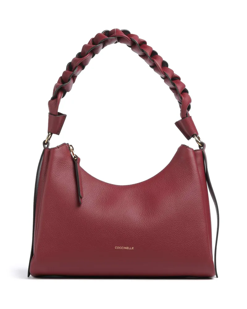 Coccinelle Schultertasche Boheme Grana Double in rot Rot