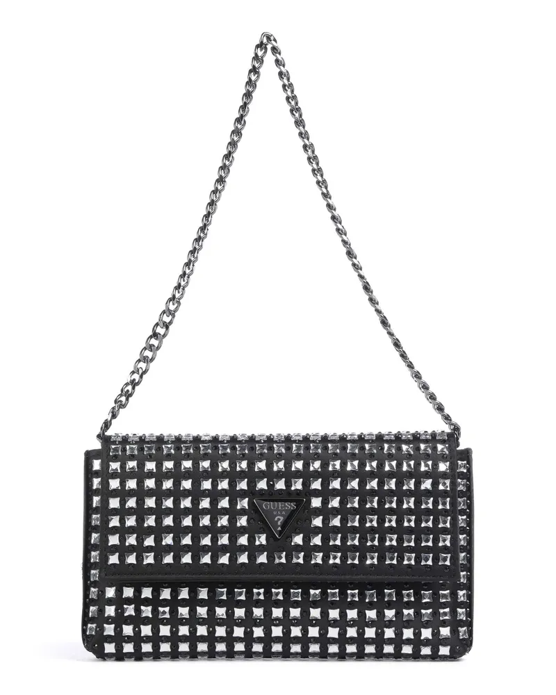 Guess Schultertasche Zalina in schwarz Schwarz