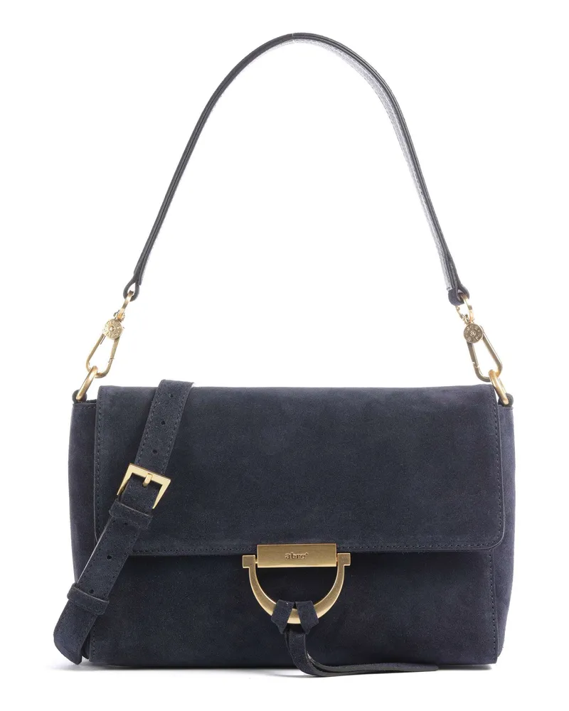 Abro Schultertasche Suede Temi in blau Blau