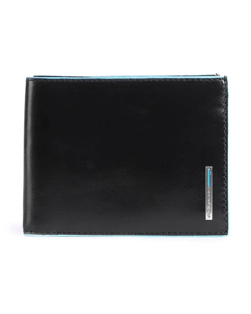Piquadro Kreditkartenetui Blue Square RFID in schwarz Schwarz