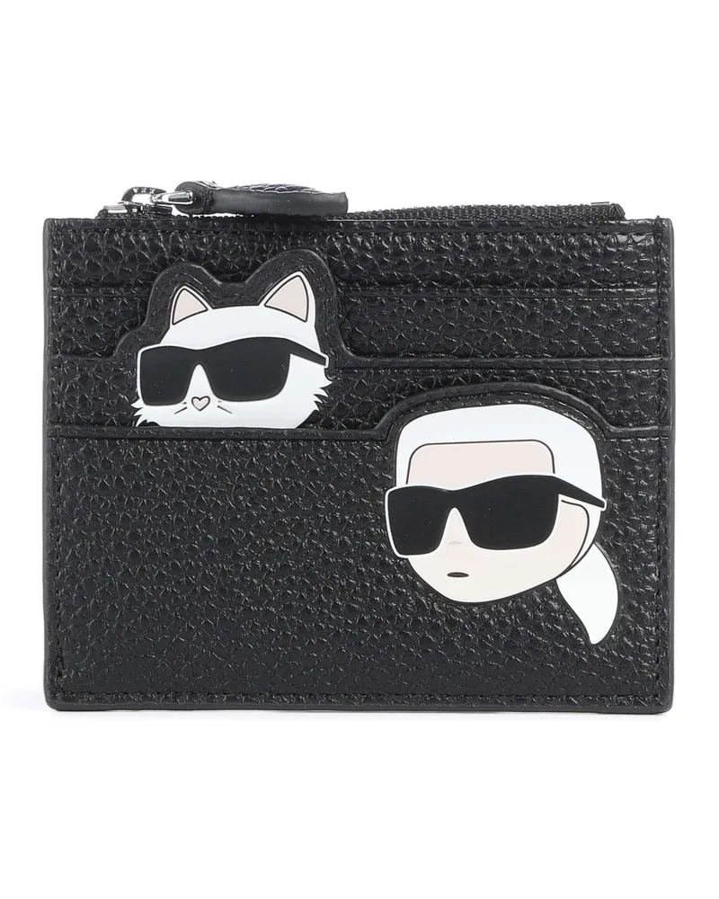 Karl Lagerfeld Kreditkartenetui Ikon in schwarz Schwarz