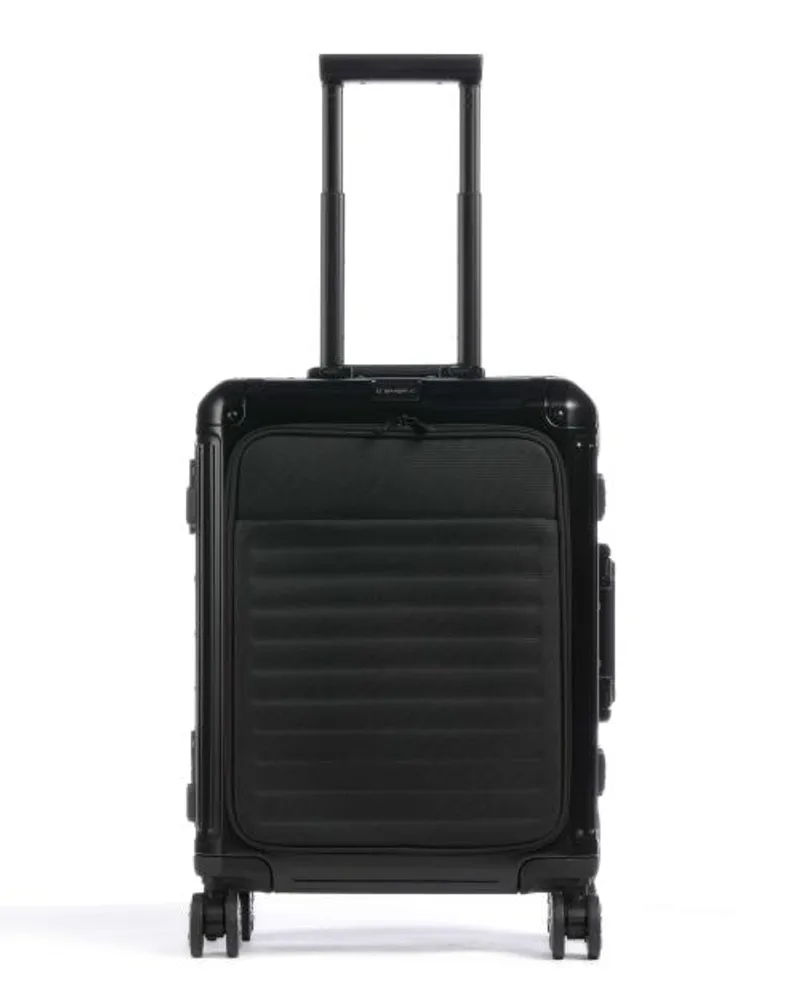 Travelite Next 4-Rollen Trolley schwarz Schwarz