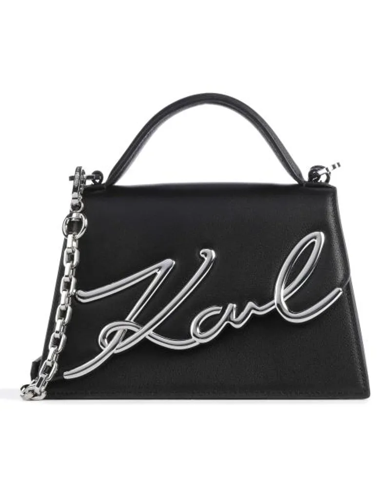 Karl Lagerfeld Signature Small Umhängetasche schwarz Schwarz