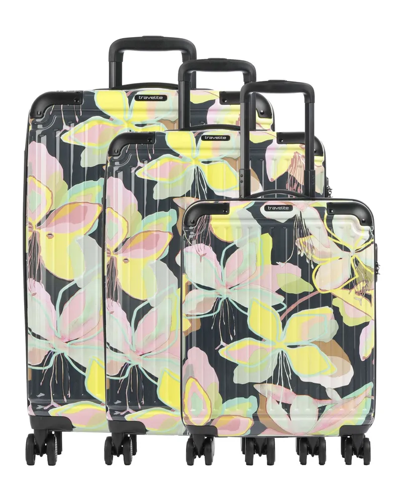 Travelite 4-Rollen Trolley Set Cruise in mehrfarbig Mehrfarbig