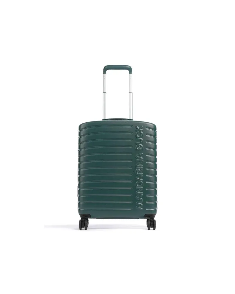 Mandarina Duck Flyduck 4-Rollen Trolley dunkelgrün Grün