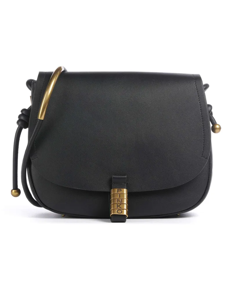 Pinko Umhängetasche Saddle Classic in schwarz Schwarz