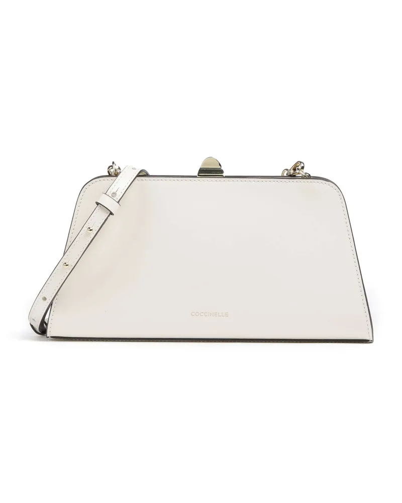 Coccinelle Umhängetasche Liv Calf in elfenbein Beige