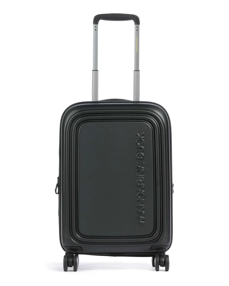 Mandarina Duck 4-Rollen Trolley Logoduck+ in schwarz Schwarz