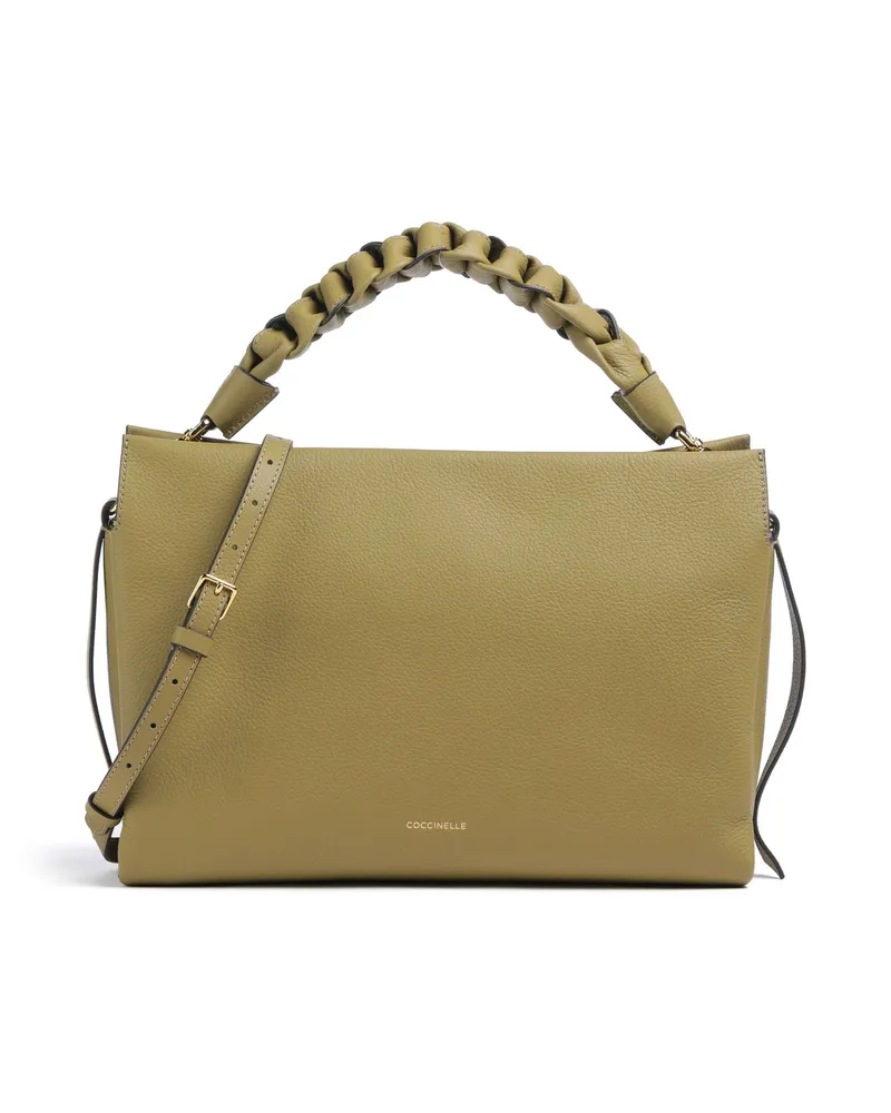 Coccinelle Handtasche Boheme Grana Double in oliv Oliv