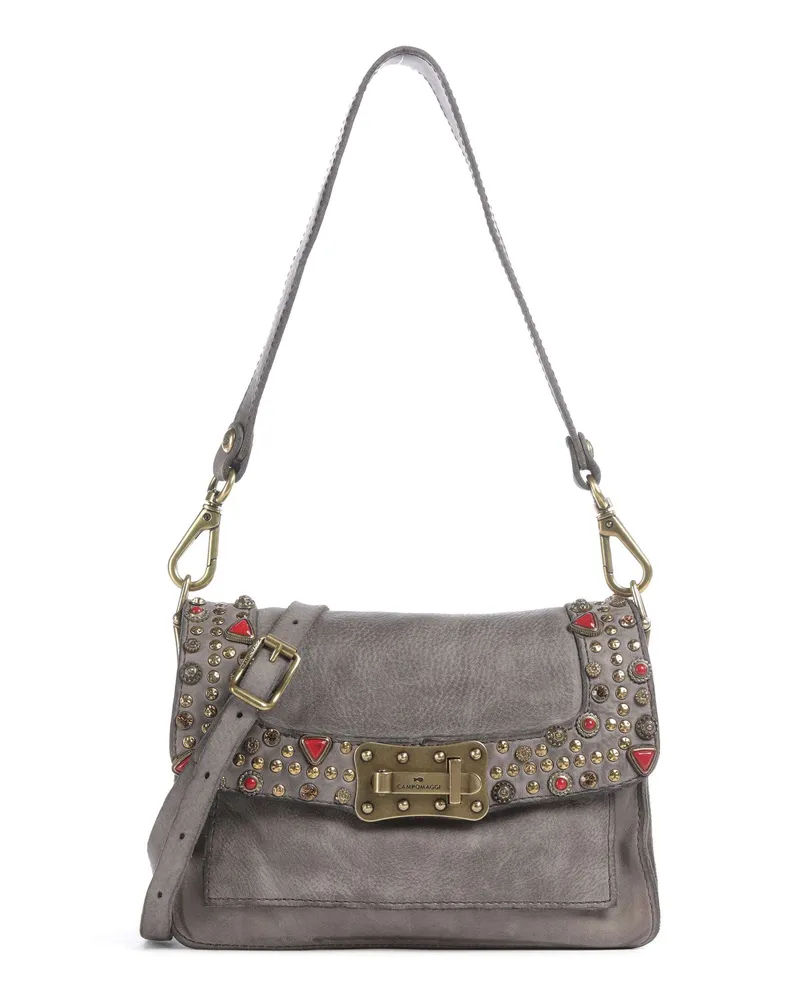Campomaggi Schultertasche in grau Grau