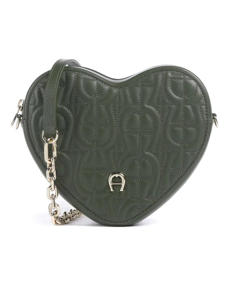 Aigner Umhängetasche Herztasche Fashion in oliv Oliv