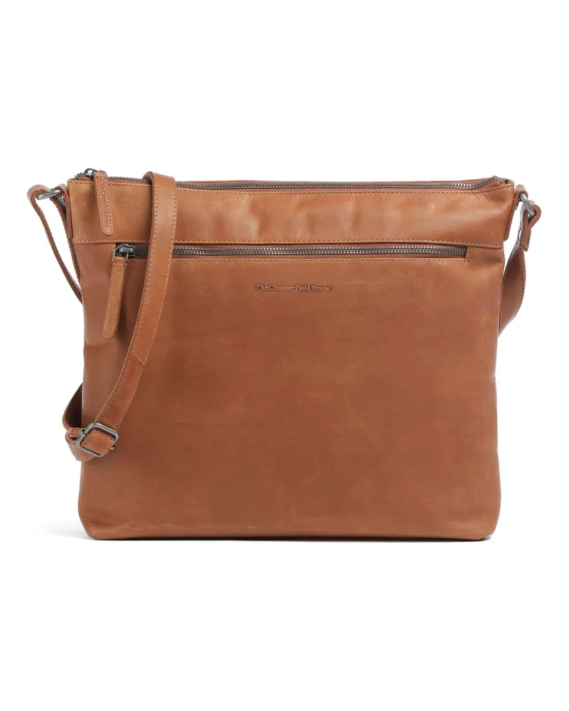 The Chesterfield Brand Umhängetasche Cow Wax Pull Up Cartagena in braun Braun