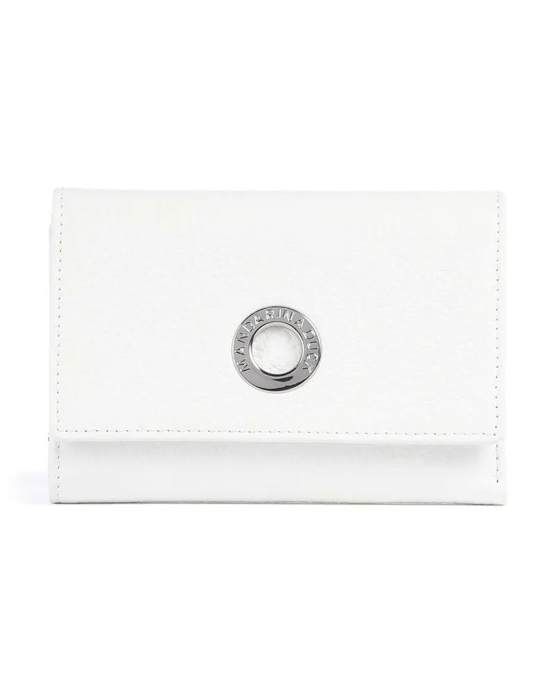 Mandarina Duck Geldbörse Mellow Leather in weiß Weiß