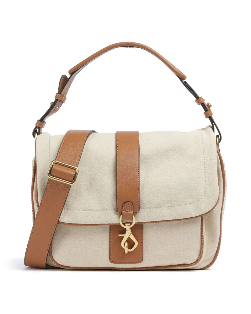 Abro Beuteltasche Olana Star Saddle in beige Beige