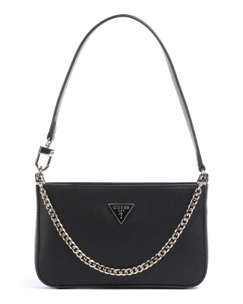 Guess Schultertasche Noelle Mini in schwarz Schwarz