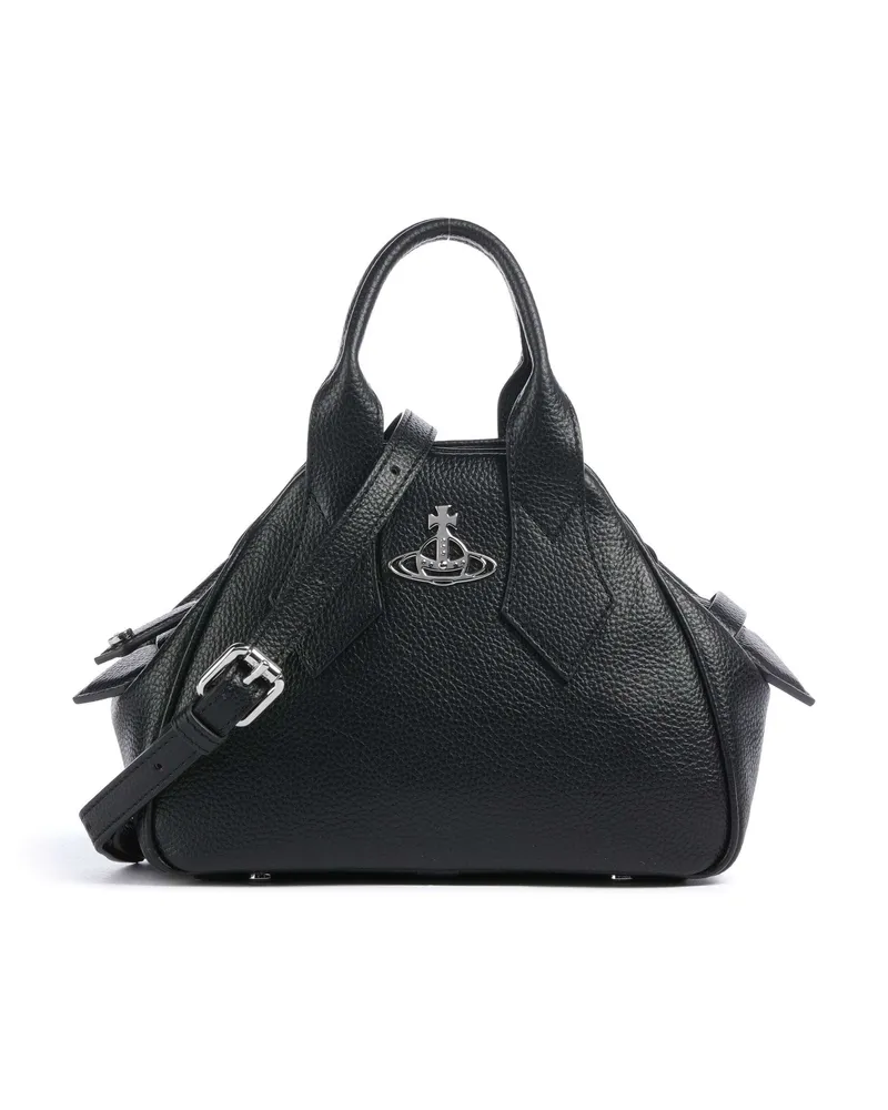 Vivienne Westwood Handtasche Yasmine Grain Small in schwarz Schwarz