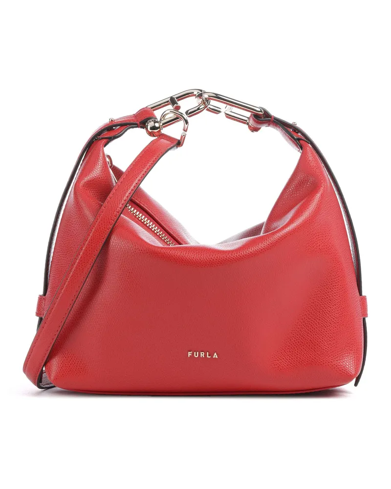 Furla Schultertasche Tonie Mini in rot Rot